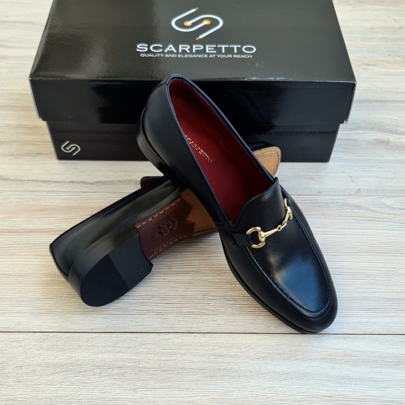 Leather Loafer with Hand-stitched Sole - Picture 3 of 5